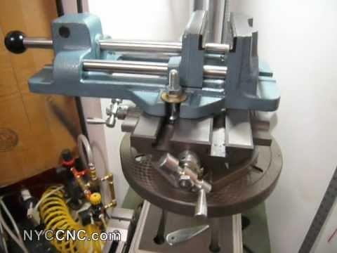 Drill Press + XY Table + Wilton Cam-Lock Vise in hone machine shop