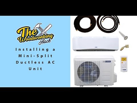 Installing a 9000 BTU Mini-Split, Ductless AC Unit. Save a ton of $$.