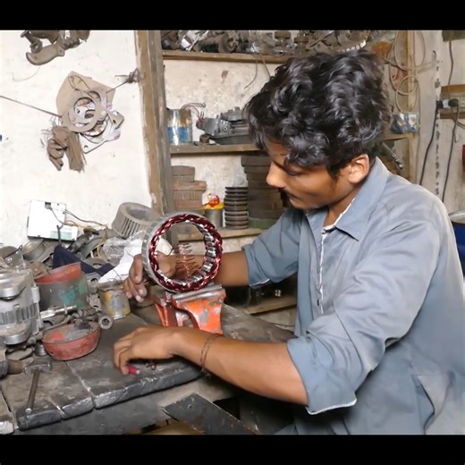 8.1K views · 53 reactions | Amazing technique of rewinding an old truck alternator | Fully Restoration Solution | Facebook