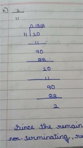terminating and non terminating decimals#shorts#maths#ytshorts
