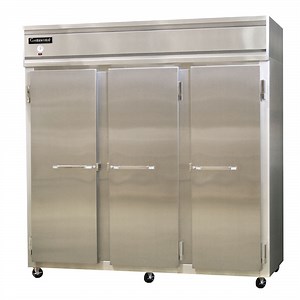 Continental Refrigerator 3RN 78" Solid Door Reach-In Refrigerator