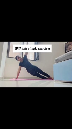 Loose love handles, hip dips with this simple exercises.!!