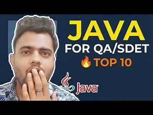 Java for QA/SDET - Top 10 Interview You Must Know(Hindi) | #JavaForQA