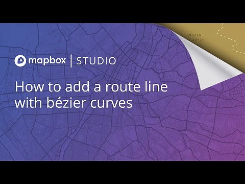 How to add a route line with bezier curves in Mapbox Studio