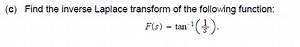 Find the inverse Laplace transform of the following function:... | Filo