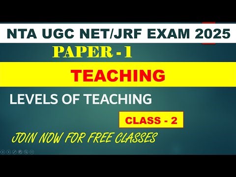 Levels of Teaching for CTET/TET/NET /JRF/PHD| Complete Guide with Examples By Sahu Sir
