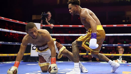 Haney beats Norman on points to win title and taunts rival after knockdown