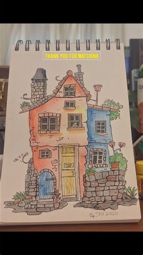 Painting a Whimsical Little Cottage 🎨✨