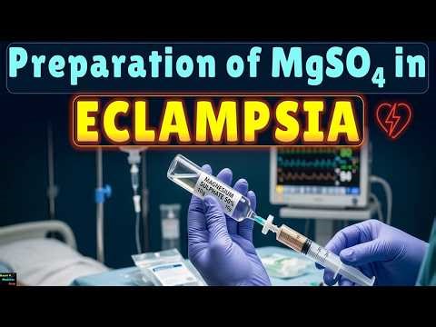 Preparation of Magnesium Sulphate in Eclampsia – 4g 20% Solution of MgSO4