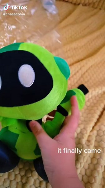 Boogie Bot Stuffed Animal: A Real Boy Robot Crossing the Road