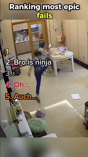 Ranking most epic fails