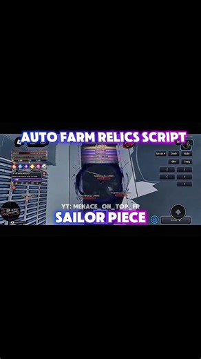 Sailor Piece Script - NO KEY | Auto Farm Relics | Auto Everything | Instant Kill