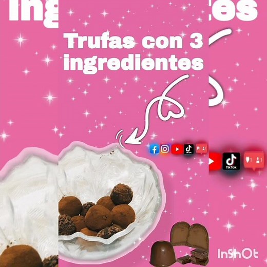 TRUFAS CON 3 INGREDIENTES