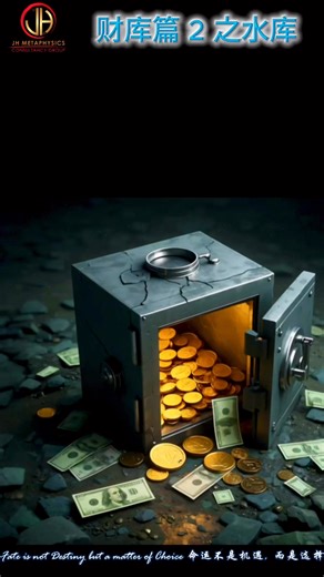 财库篇 2之水库 快查你八字日元是那个五行？你就懂你有没有你自己的财库了，如果有先恭喜你了，如果没有也别失望，接下来我还会分享更多不同日元的财库，记的Follow我的Facebook，Like& Share 给更多需要的人， 也别忘了报名2026年赤马启航的风水大会 jhseminar.com | JH Master Pan