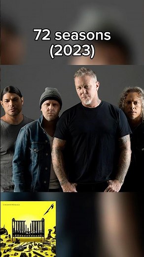 Evolution of metallica🤘every album #metallica ￼