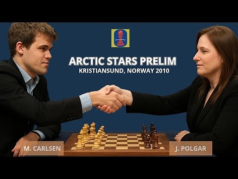 Magnus Carlsen vs Judit Polgar ◉ Arctic Stars Prelim 2010 – Battle of Chess Legends!