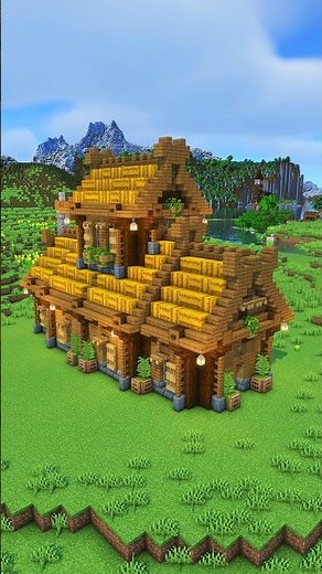 Minecraft Viking Longhouse! ⛏️ #minecraft #minecraftbuilding #minecraftbuilds