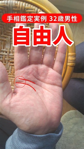 [Palmistry Case Study] The Palm of a 32-Year-Old Free Spirit Suited for Freelance Work #shorts #p...