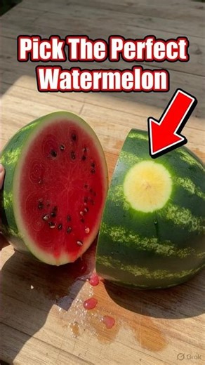 How To Pick The Perfect Sweet Watermelon Every Single Time 🍉
