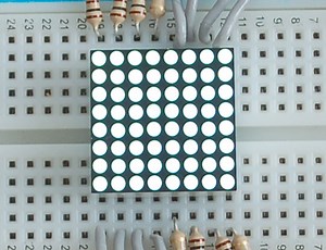 NEW PRODUCT! Miniature Ultra-Bright 8×8 White LED Matrix
