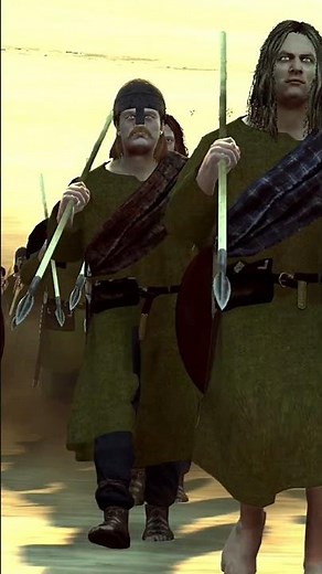 3,200 Free Company Billman Vs 2,800 Irish Mercenary | Total War Attila | Medieval Kingdom 1212AD