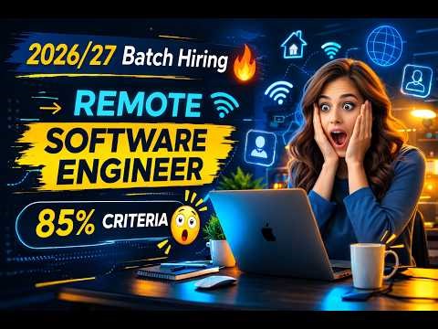 Stadium Hiring 2026/27 Batch 🔥 Remote Software Engineer | 85% Criteria | Full Details