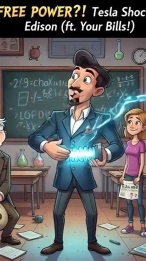 Tesla vs Edison ⚡💸 | Sach Ka Current 😂 #shorts