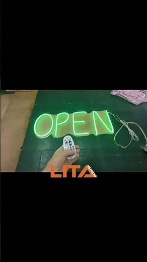 RGB Open Neon Sign