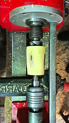 Watch a Plain Wood Block Transform Into a Stunning Craft on a Lathe 😲