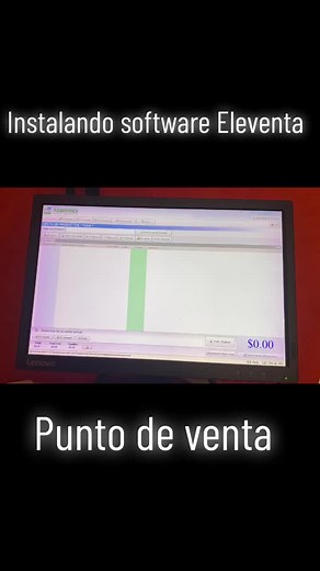 Instalación de software Eleventa en punto