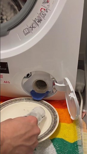 AEG 7000 Washing Machine Filter Cleaning #AEG #washingmachine #cleaning