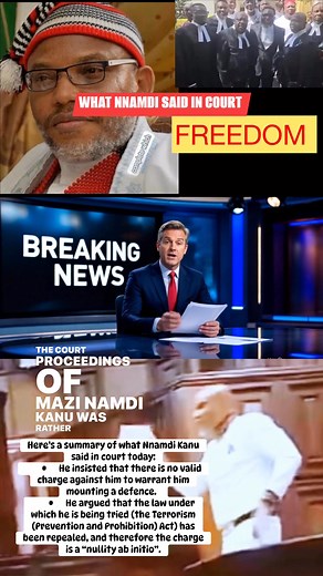 205K views · 2.8K reactions | NNAMDI KANU INSISTS HE HAS NO CASE TO ANSWER! | Nigertoday News | Facebook