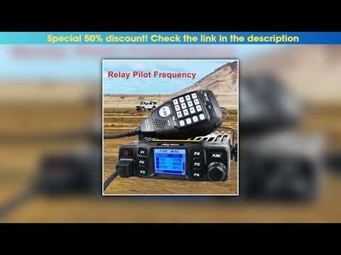 First Look Anytone AT-778UV 144-146MHz 430-440MHz 25W 200Ch VOX Analog Amateur Car Mobile Radio••••