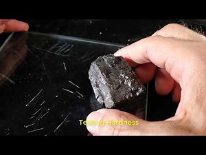 Identification Sedimentary Rock A06 Hardness Test