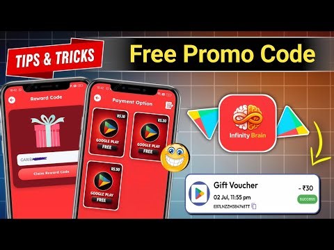 Infinity Brain App Promo Code | Free Redeem Code | Free Redeem Code App | Google Play Redeem Code