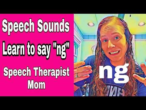 Speech Sounds: Learning how to say the "NG" sound!- Sound Eliciting Articulation Instructions