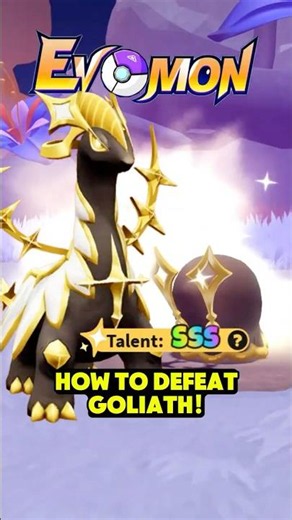 Secret Strategy to defeat goliath 👀 on evomon #evomon