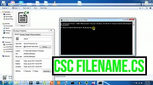 C# compile using cmd