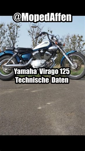 Die Legende mit V2-Herz: Yamaha Virago 125 🏍️💨 #mopedaffen #shorts #motovlog #virago125 #125ccm