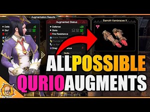 SUNBREAK EVERY POSSIBLE QURIO AUGMENT