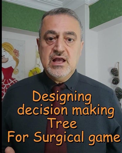 Designing decision making tree in Surgical game #neurosurgery_made_easy #surgicalGame
