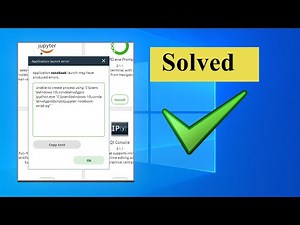 unable to create process using ' ' anaconda3 2021