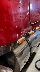 Pulse Laser to remove paint, rust, and corrosion on this Kenworth Semi Truck. Less mess and no damage to the substrate. | Huckbody Shop LLC