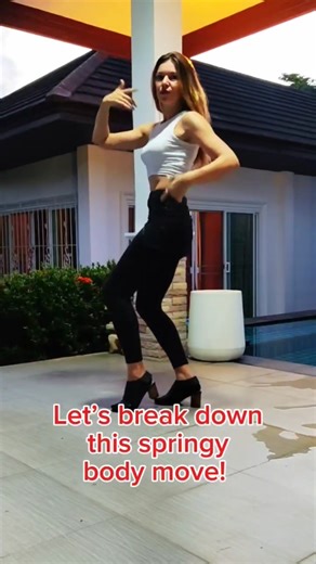 Springy Body #Move #Tutorial 💃#dance #breakdown #shorts