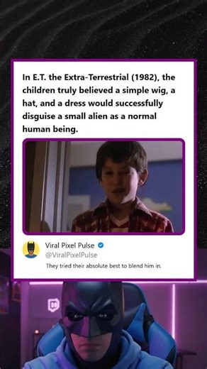 ET the Extra-Terrestrial 1982 Kids Thought a Wig Hat and Dress Would Make the Alien Look Like a Norm