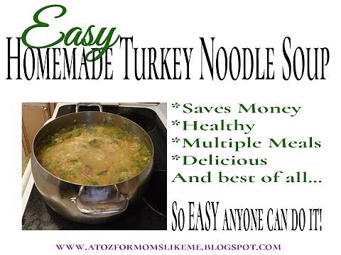 How to make Homemade Turkey Soup