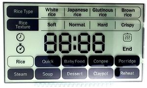[Hot Item] Supor Smart Rice Cooker Custom Segment LCD Display with Backlight