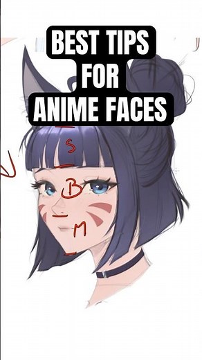 BEST TIPS for Drawing BETTER ANIME FACES!!