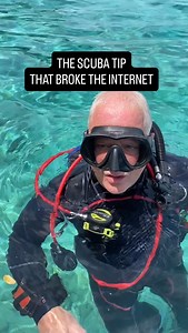 Why we flip our mask backwards on the surface 🤿 In calm water, turning your mask around on the top of your head keeps it secure, out of the way, and instantly accessible if you need it again. It avoids tangled straps around the neck, plays nicer with long hair, and keeps the mask from bumping into your regulator hose or necklace. This is a surface-only habit — in current, waves, or rough conditions, the mask stays on our face until we’re back on the boat or shore. Between our instruction team, 