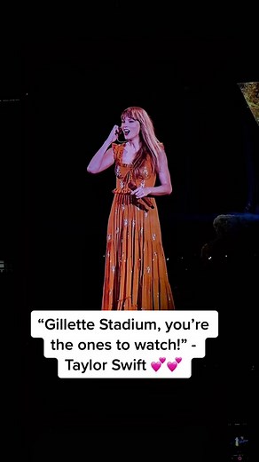 Gillette Stadium Champagne Problems Moment at Taylor Swift's Era Tour